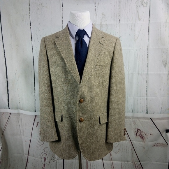 Johnny Carson 41R Brown Suit Blazer Sports Coat - Picture 1 of 8